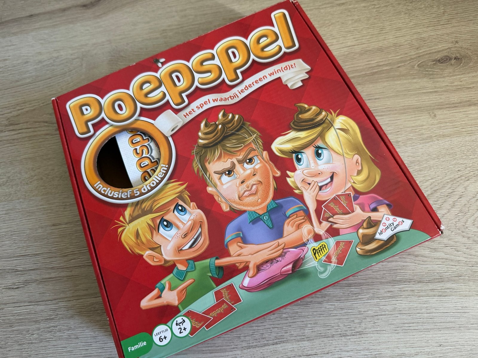 Poepspel - Het spel waarbij iedereen win(d)t, Drie of vier spelers, Ophalen, Zo goed als nieuw
