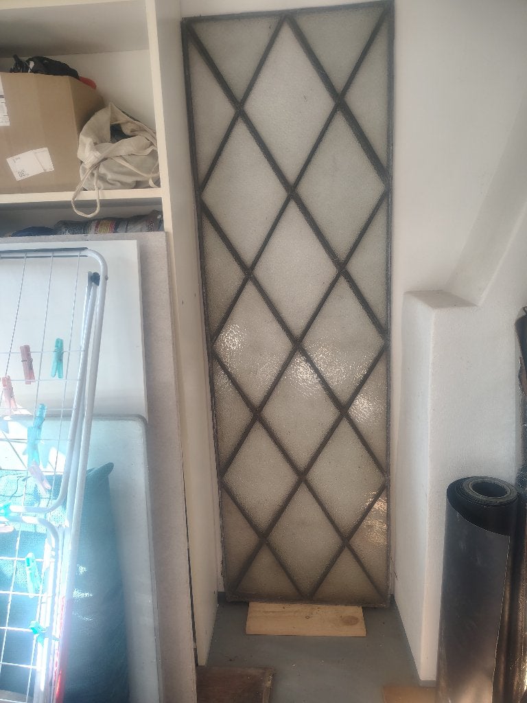 Glas in lood panelen, Ophalen, Gebruikt, Minder dan 80 cm, Glas in lood