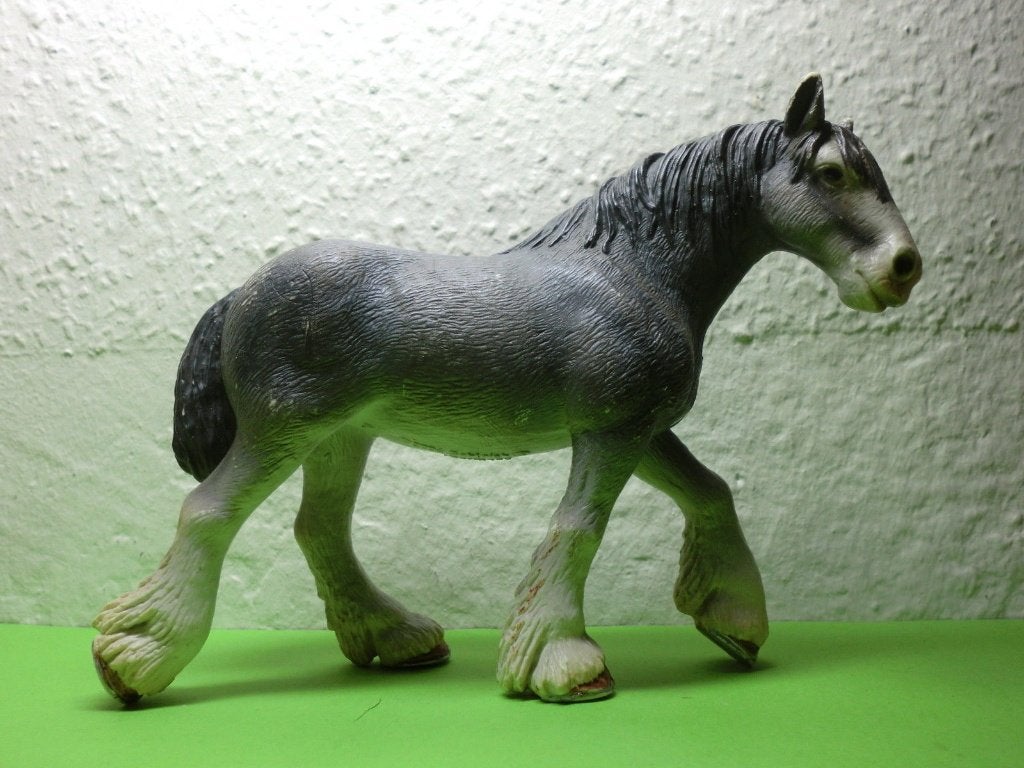 Schleich 13291clydesdale merrie, dierfiguur, Ophalen of Verzenden, Gebruikt, Paard, Beeldje of Figuurtje