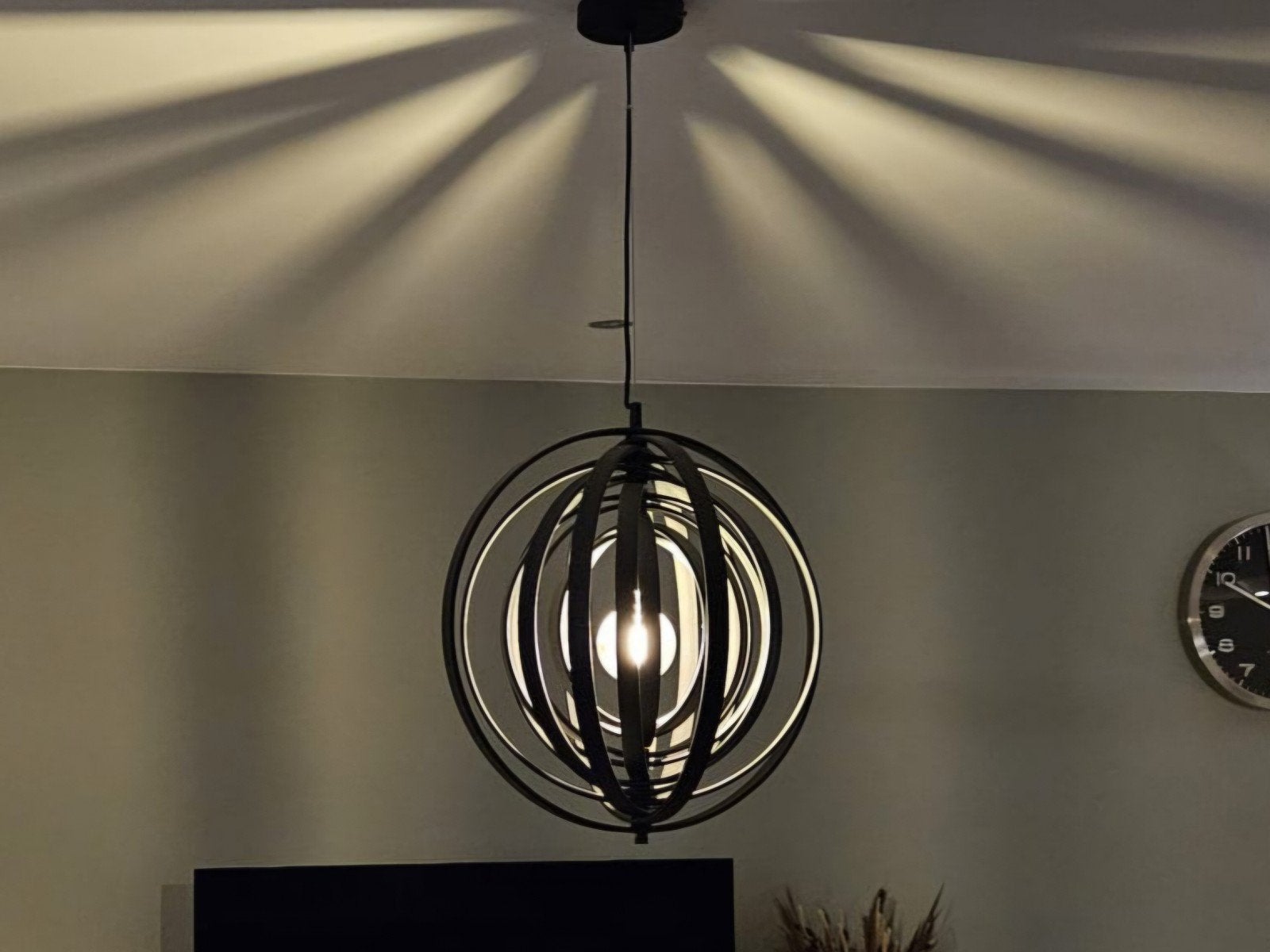 Zwarte Hanglamp Chericoni Ring, Modern, Industrieel, Design, Zo goed als nieuw, Metaal, E27 (groot)