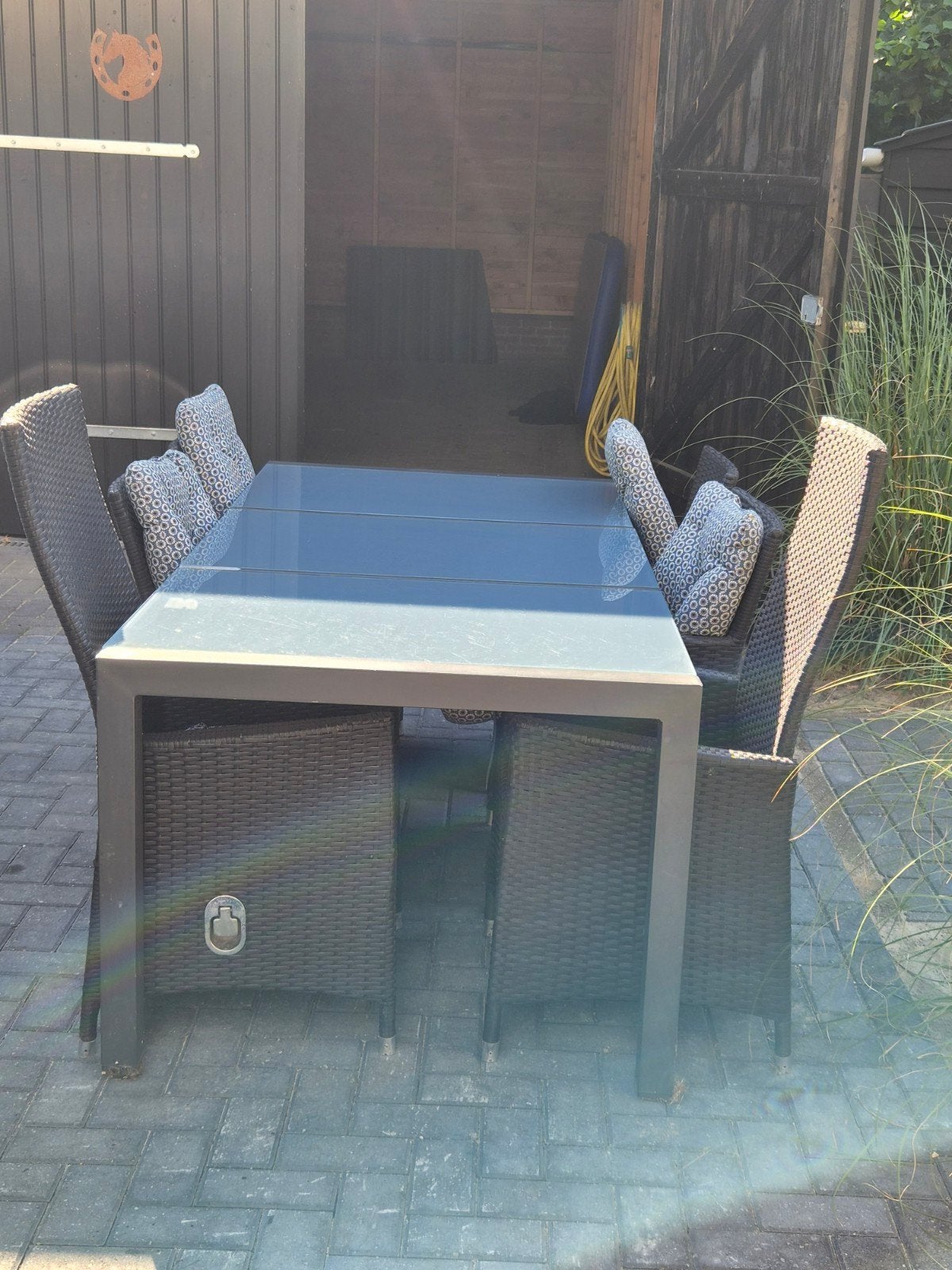 Tuinset, Ophalen, Gebruikt, Aluminium
