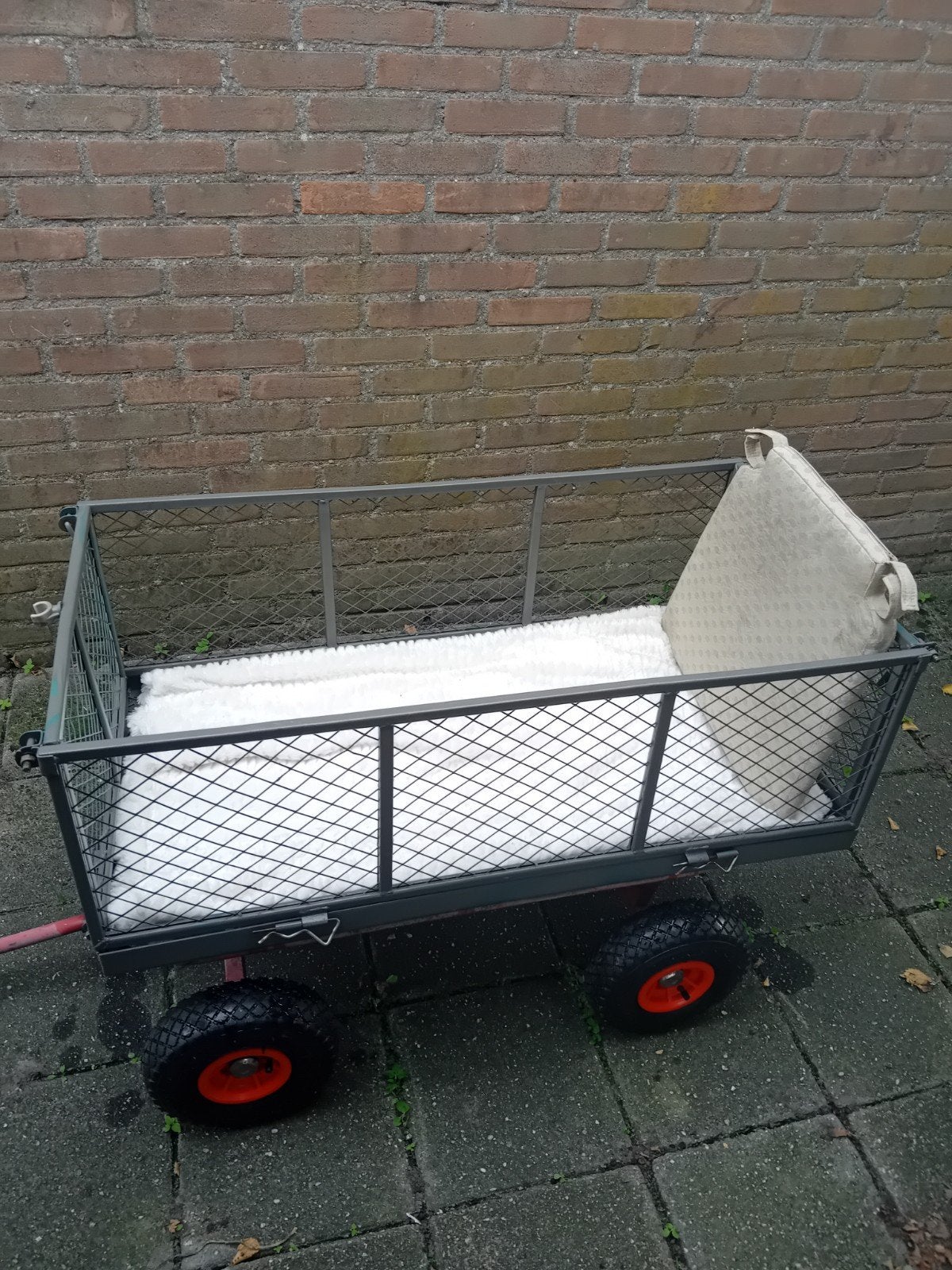 Stevige Opvouwbare Bolderkar - Ideaal voor Uitjes!, Caravans en Kamperen, Ophalen, Opvouwbaar, Gebruikt