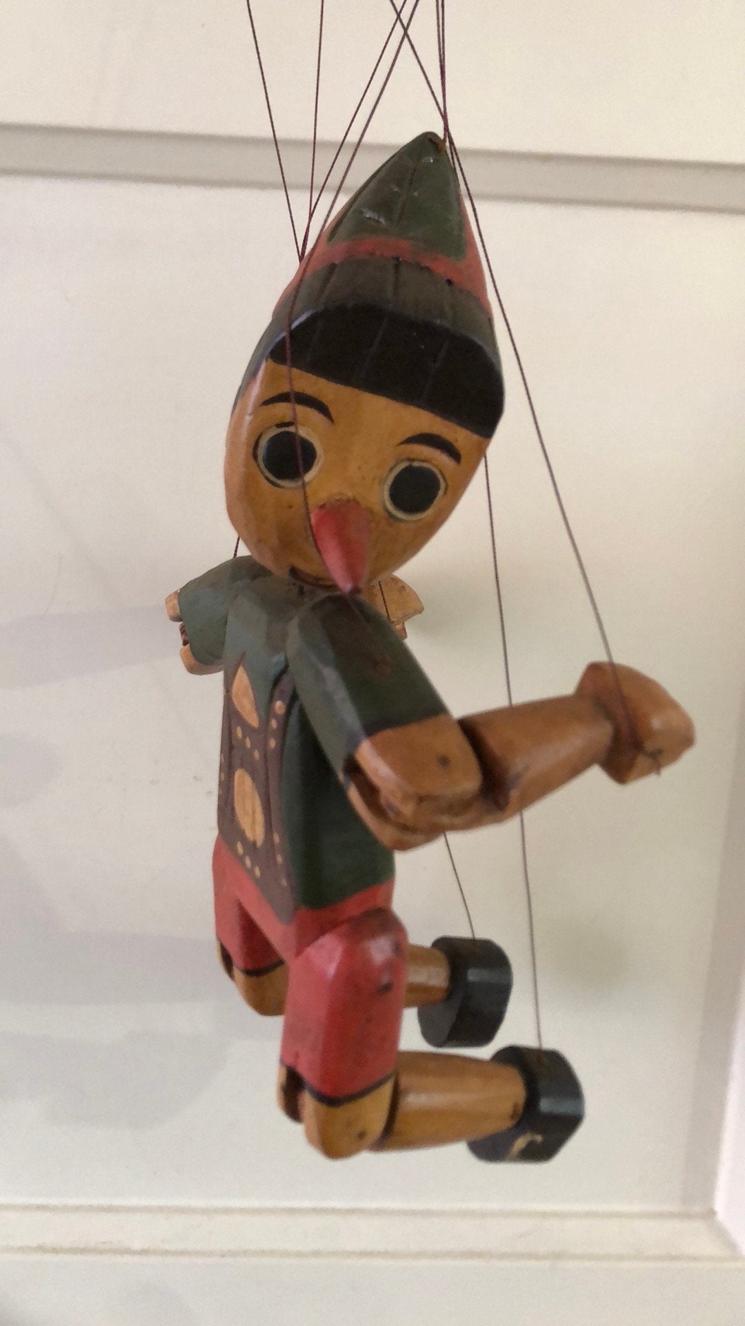 Pinokkio marionet zelfzaam zeer goede staat, Verzamelen, Ophalen of Verzenden, Zo goed als nieuw, Pop