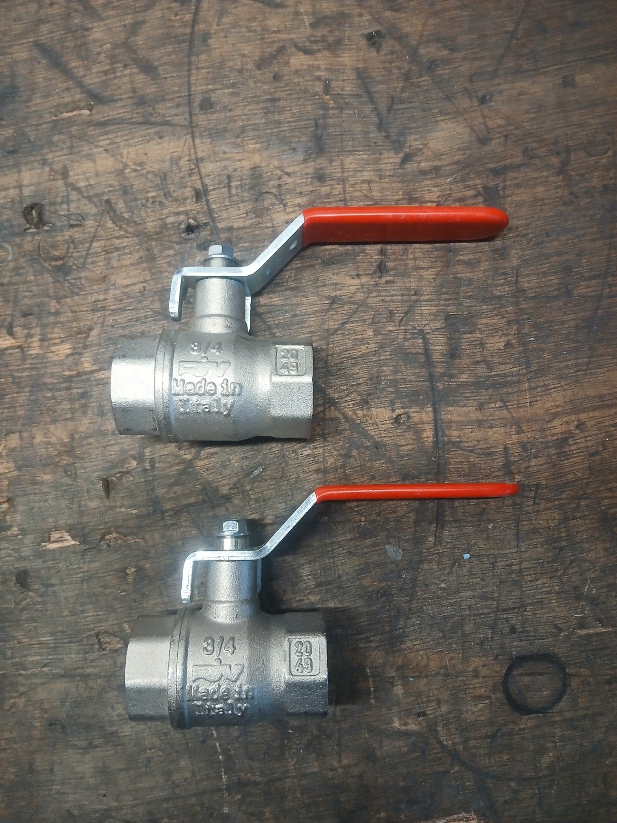 2 kogelkranen, Ophalen, Nieuw, Minder dan 50 mm