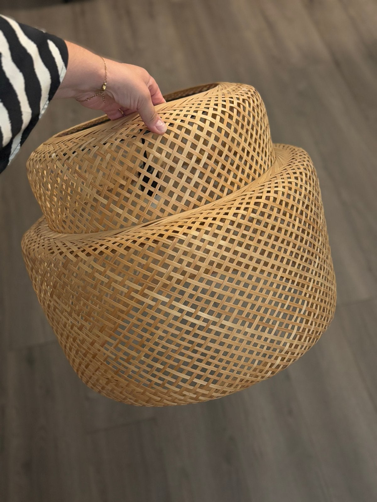 Ikea hanglamp Sinnerlig bamboe hanglamp, Ophalen