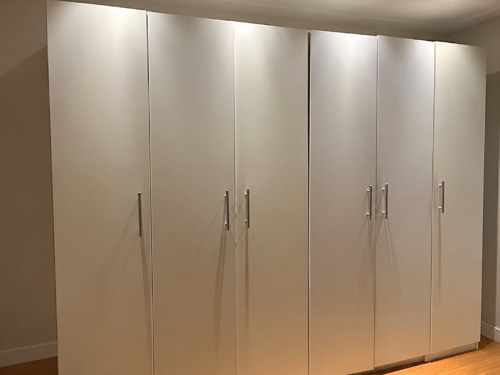 IKEA PAX kledingkast met indeling (gebruikt), Ophalen, Gebruikt, 200 cm of meer, Met lade(s)