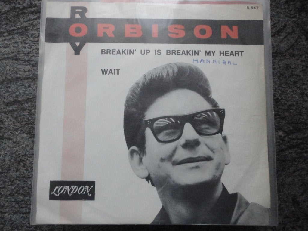 Roy Orbison - Breakin' up is breakin' my heart Belgie 1966FH, Cd's en Dvd's, Vinyl Singles, Gebruikt, Fotohoes, 7 inch, Ophalen of Verzenden