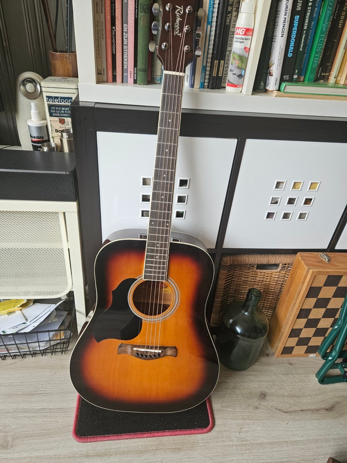 Richwood Western Gitaar - Zo goed als nieuw! Linkshandige., Ophalen, Zo goed als nieuw, Western- of Steelstringgitaar