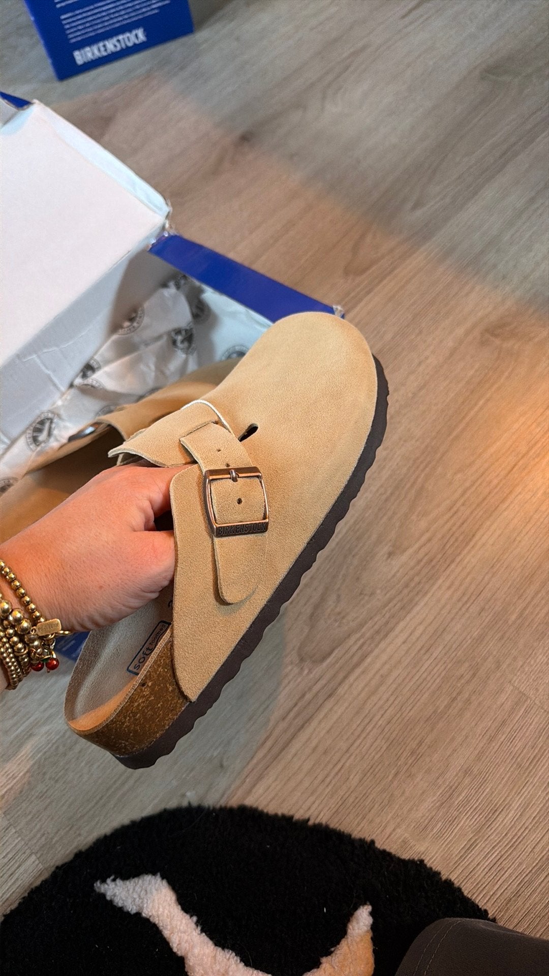 Birkenstock boston Khaki maat 37, Kleding | Heren, Ophalen of Verzenden, Zo goed als nieuw, Overige kleuren, Klompen