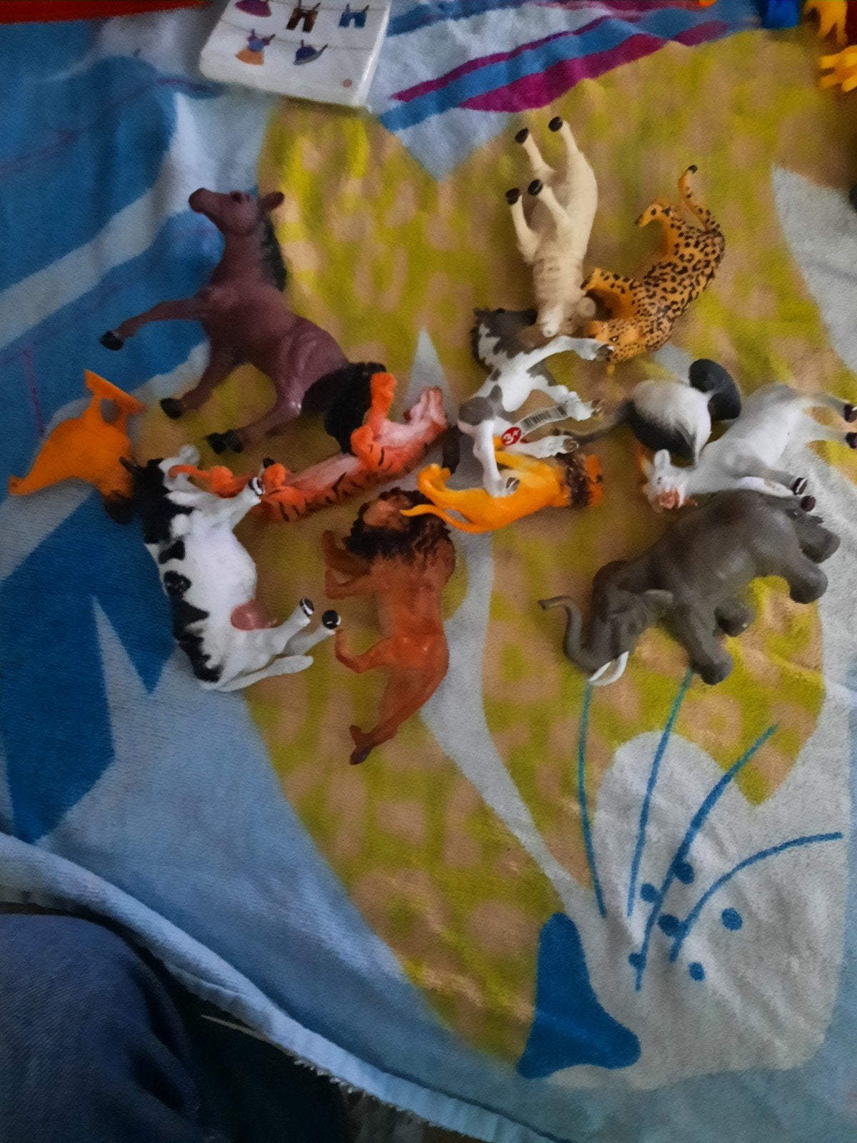 Dieren speelgoed set - diverse wilde dieren, Ophalen of Verzenden, Gebruikt, Jongen of Meisje