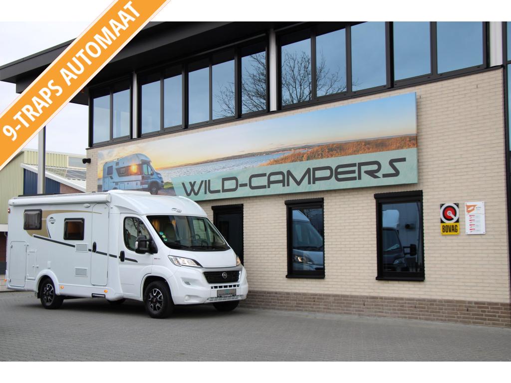Carado V337 - 140PK 9T AUT - EURO 6 - ENKELE BEDDEN - 665CM, Caravans en Kamperen, Campers, Automaat, Chemisch toilet, Ringverwarming