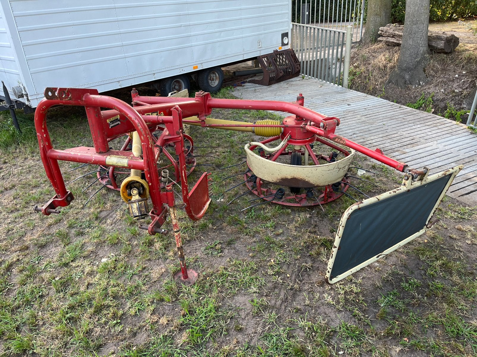 Schudder hark hooimachine kipper kiepwagen pz Cyclomaaier, Zakelijke goederen, Ophalen, Weidebouw