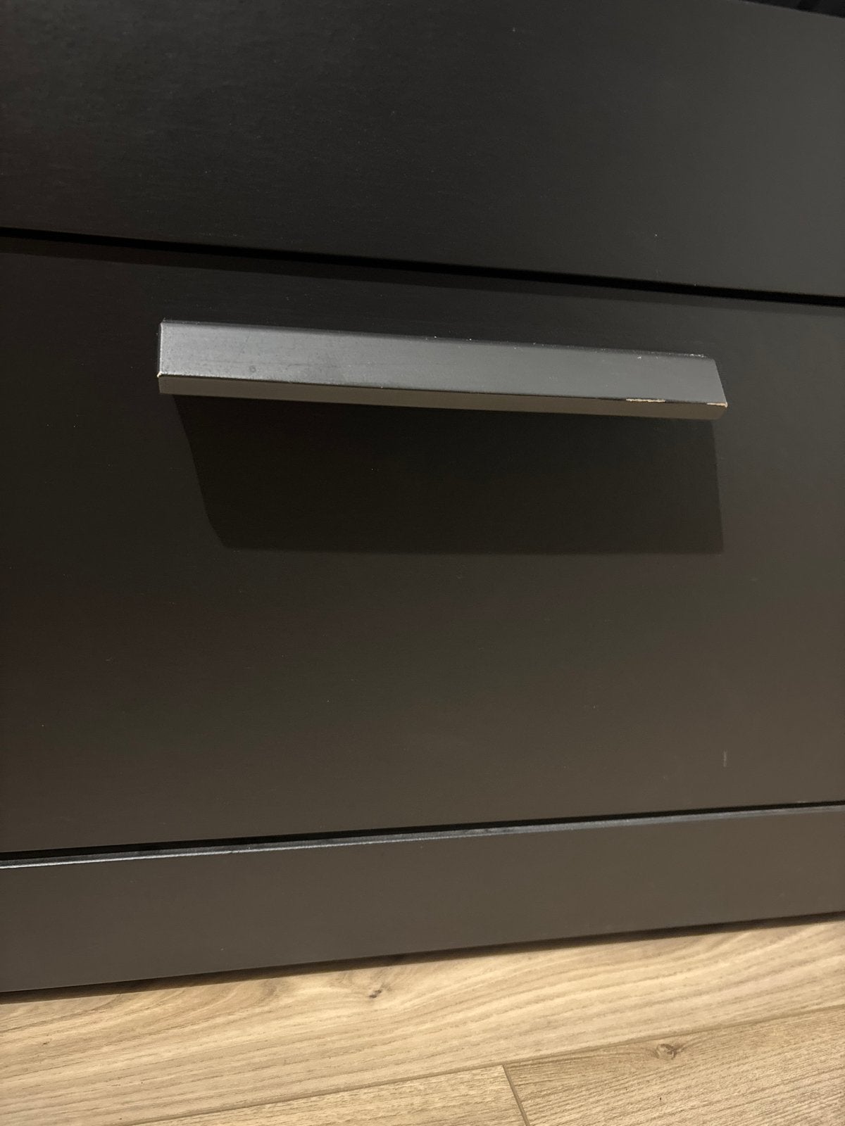 IKEA Brimnes Bedbank met 2 lades - Zwart, Ophalen, Gebruikt, Eenpersoons, Zwart