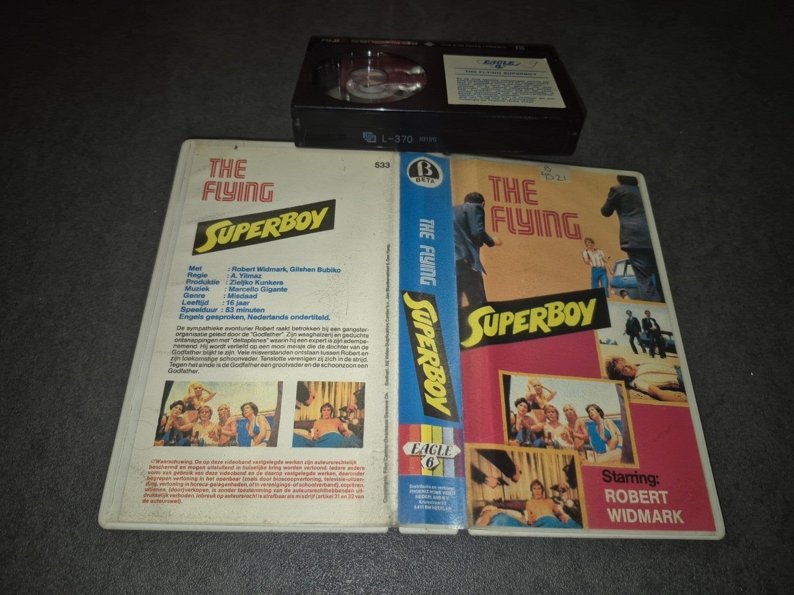THE FLYING SUPERBOY OP BETAMAX. RENTAL OP EAGLE 6, Vanaf 16 jaar, Ophalen of Verzenden, Zo goed als nieuw, Horror