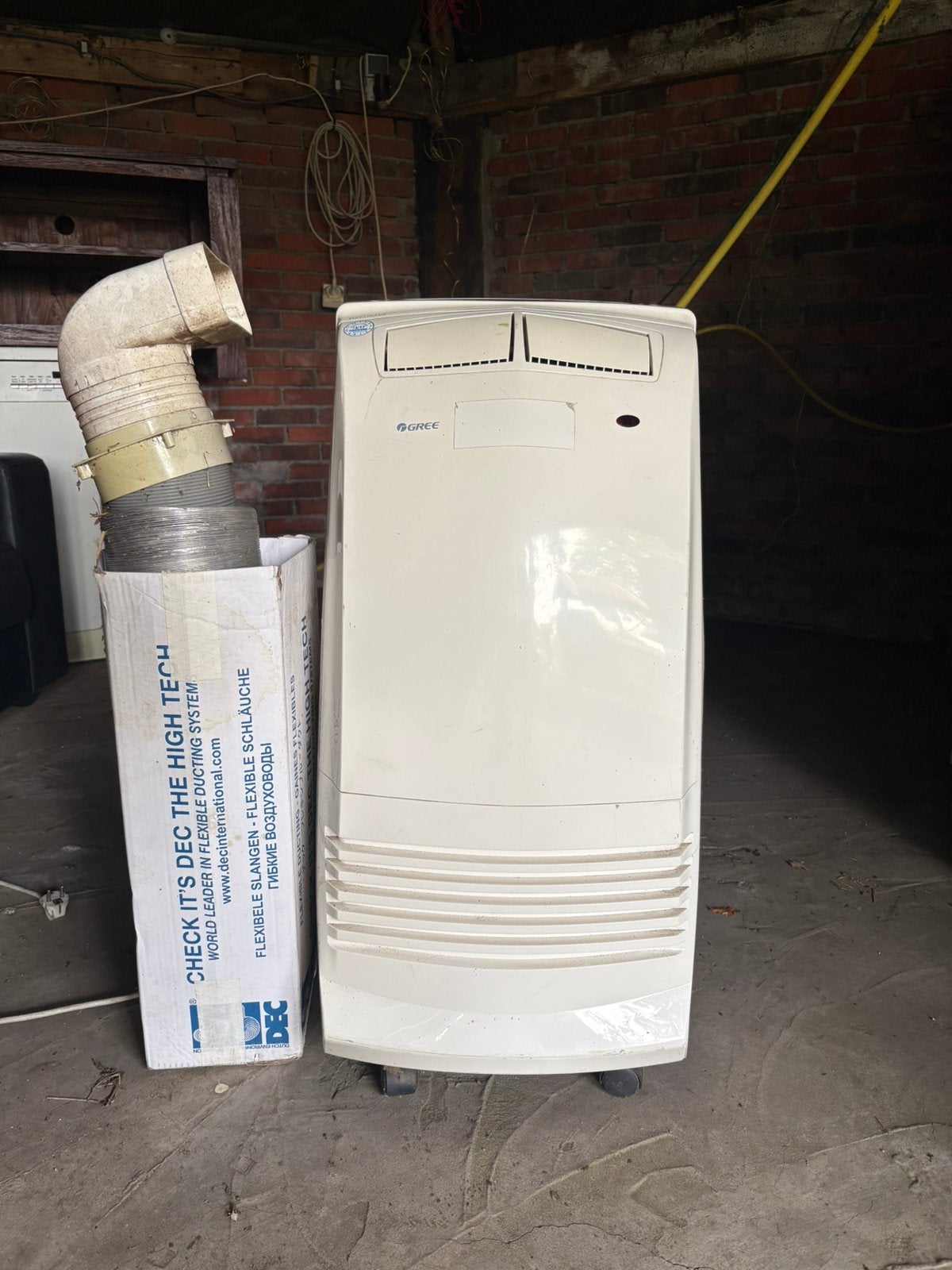 Gree mobiele airco, Ophalen, Minder dan 60 m³, 3 snelheden of meer, Zo goed als nieuw