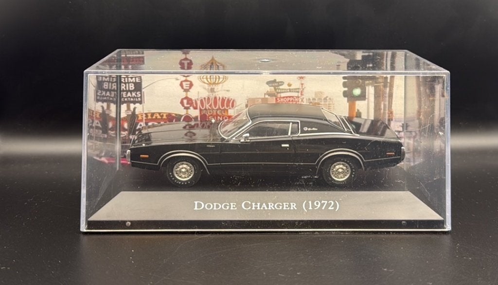 Dodge Charger 1972 zwart schaalmodel 1:43, Ophalen of Verzenden, Nieuw, Auto, Overige merken