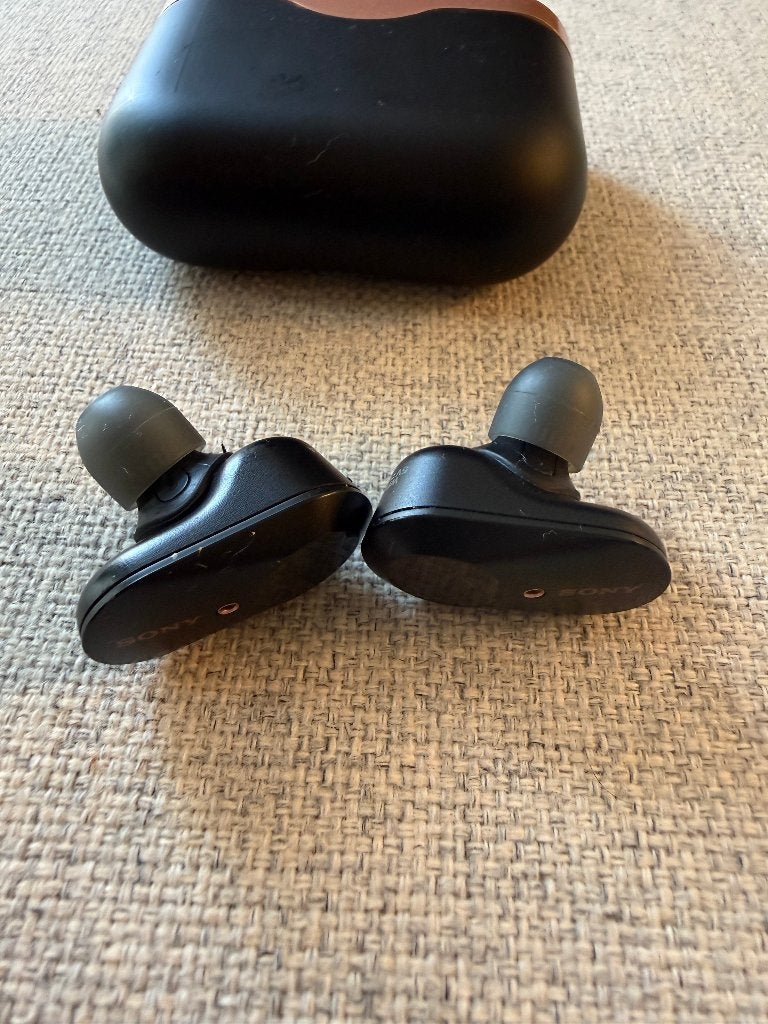 Sony WF-1000XM3 Black Wireless Earbuds, Telecommunicatie, Gebruikt, Ophalen of Verzenden, Sony, In oorschelp (earbud)