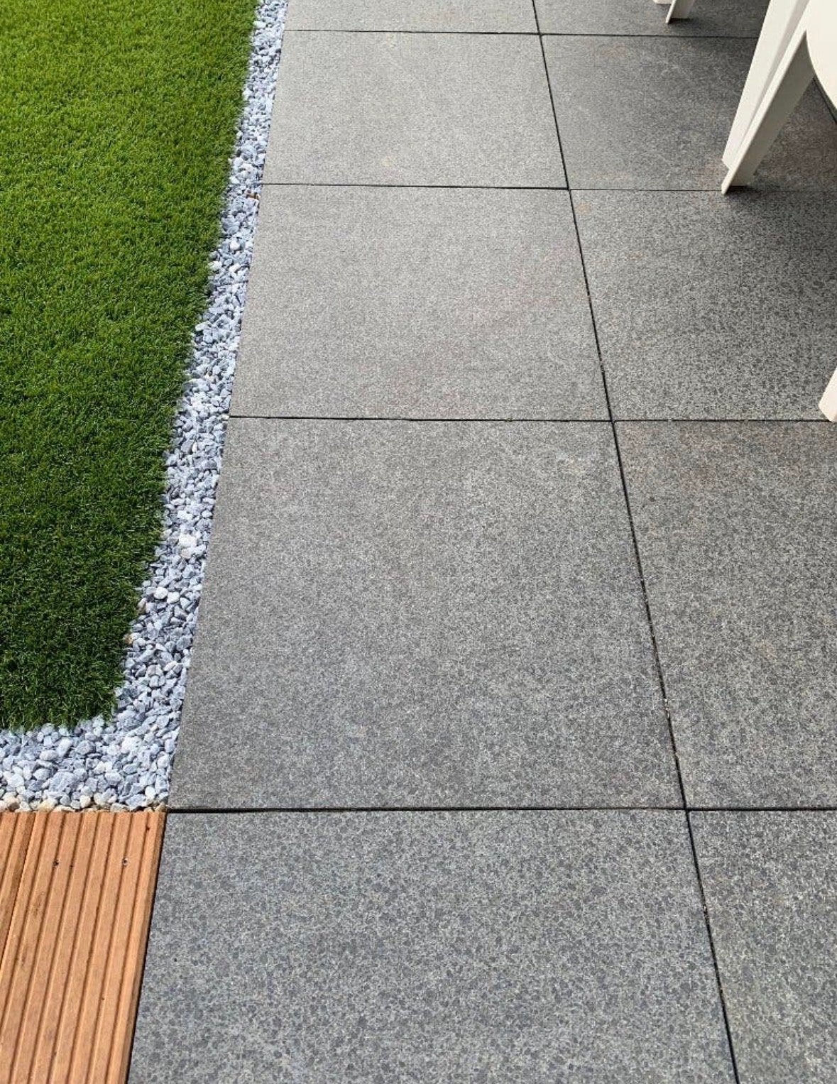 Chinese basalt G684 natuursteen tegels, Ophalen, Zo goed als nieuw, 10 m² of meer, Beton
