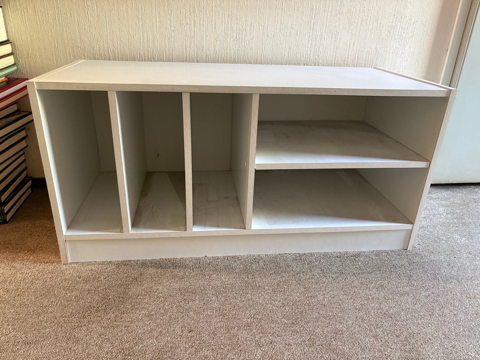 GRATIS: Kastje voor LP's, magazines of boeken, Met plank(en), Gebruikt, Minder dan 100 cm, 25 tot 50 cm
