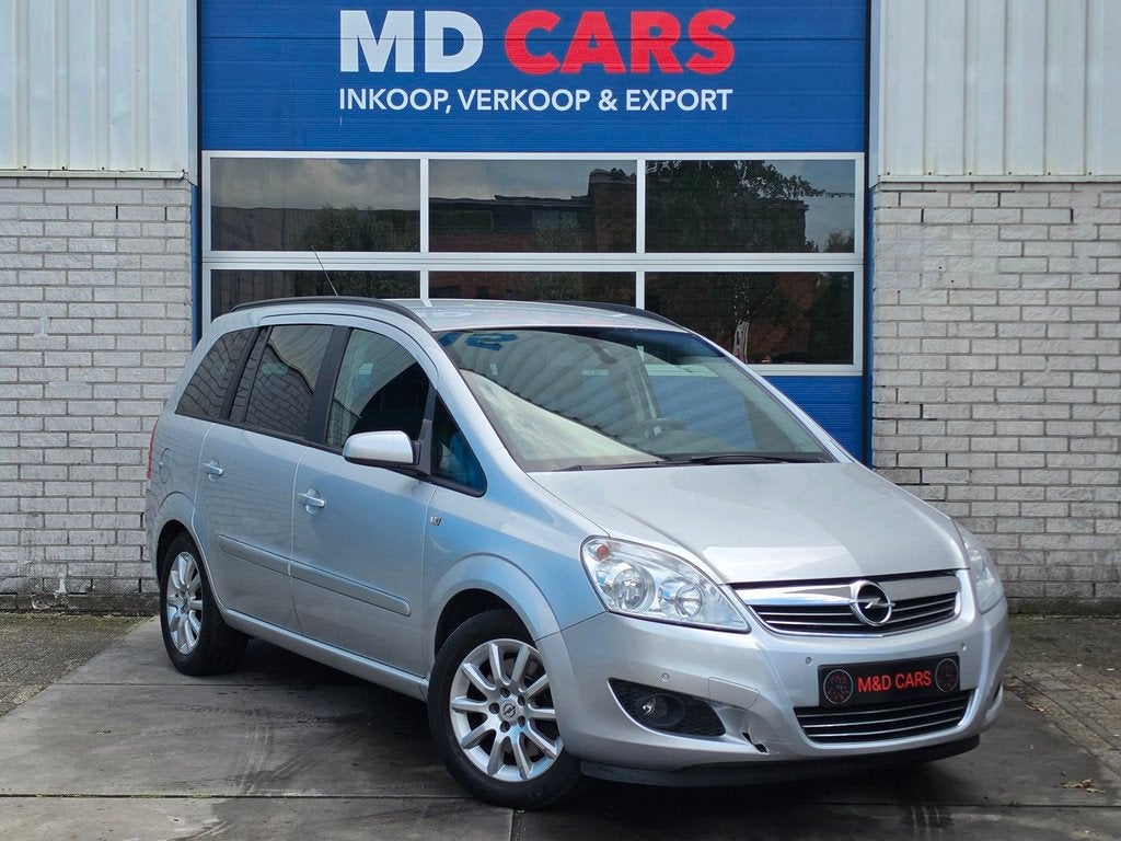 Opel Zafira 2.2 Cosmo AUTOMAAT/7PERSOONS/NAP/AIRCO, Auto's, Opel, Stof, Gebruikt, Zwart, 4 cilinders