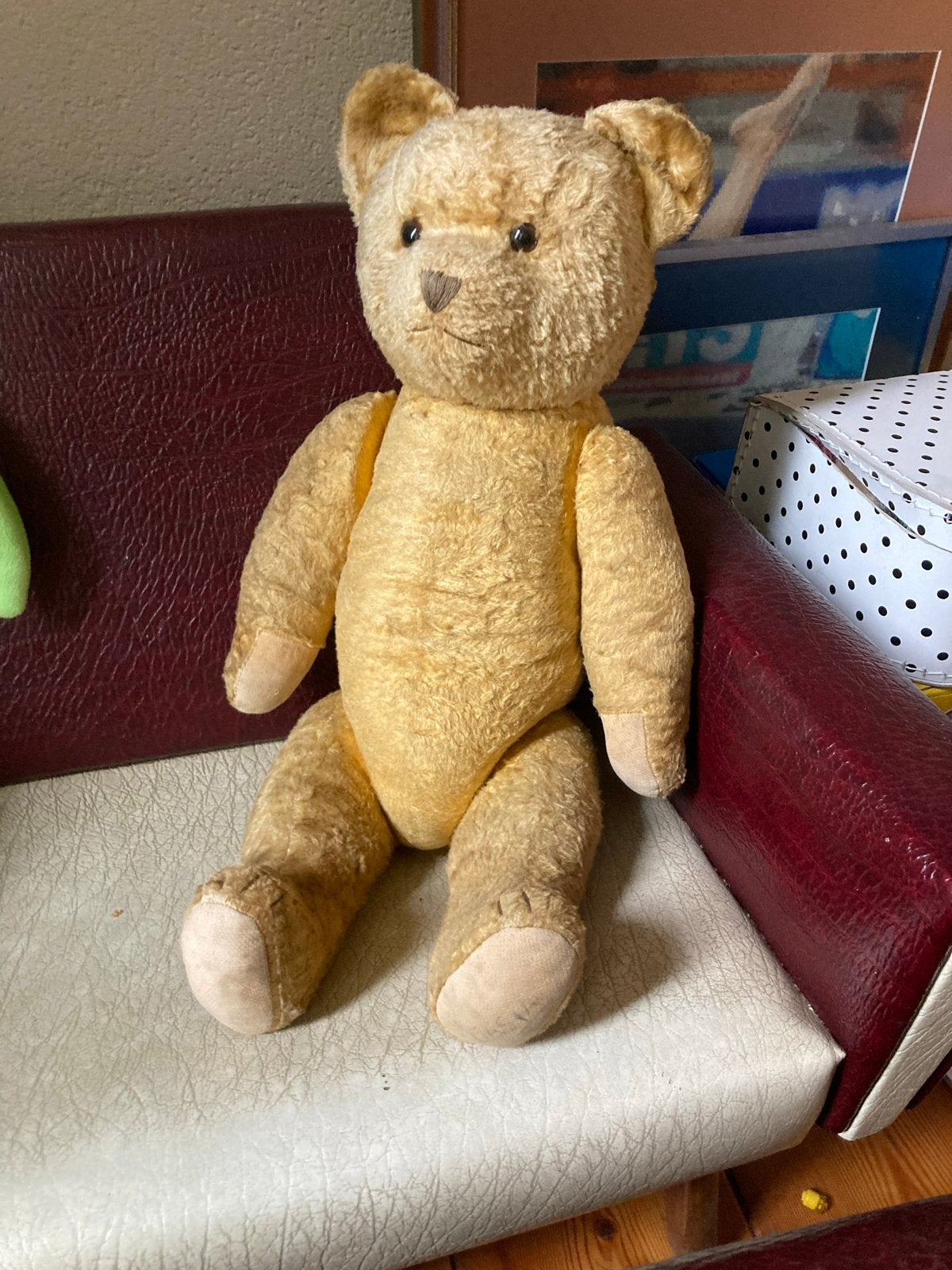 Vintage Teddybeer - 50 cm, Gebruikt, Beer, Ophalen of Verzenden, Middelgroot (20 tot 80 cm)
