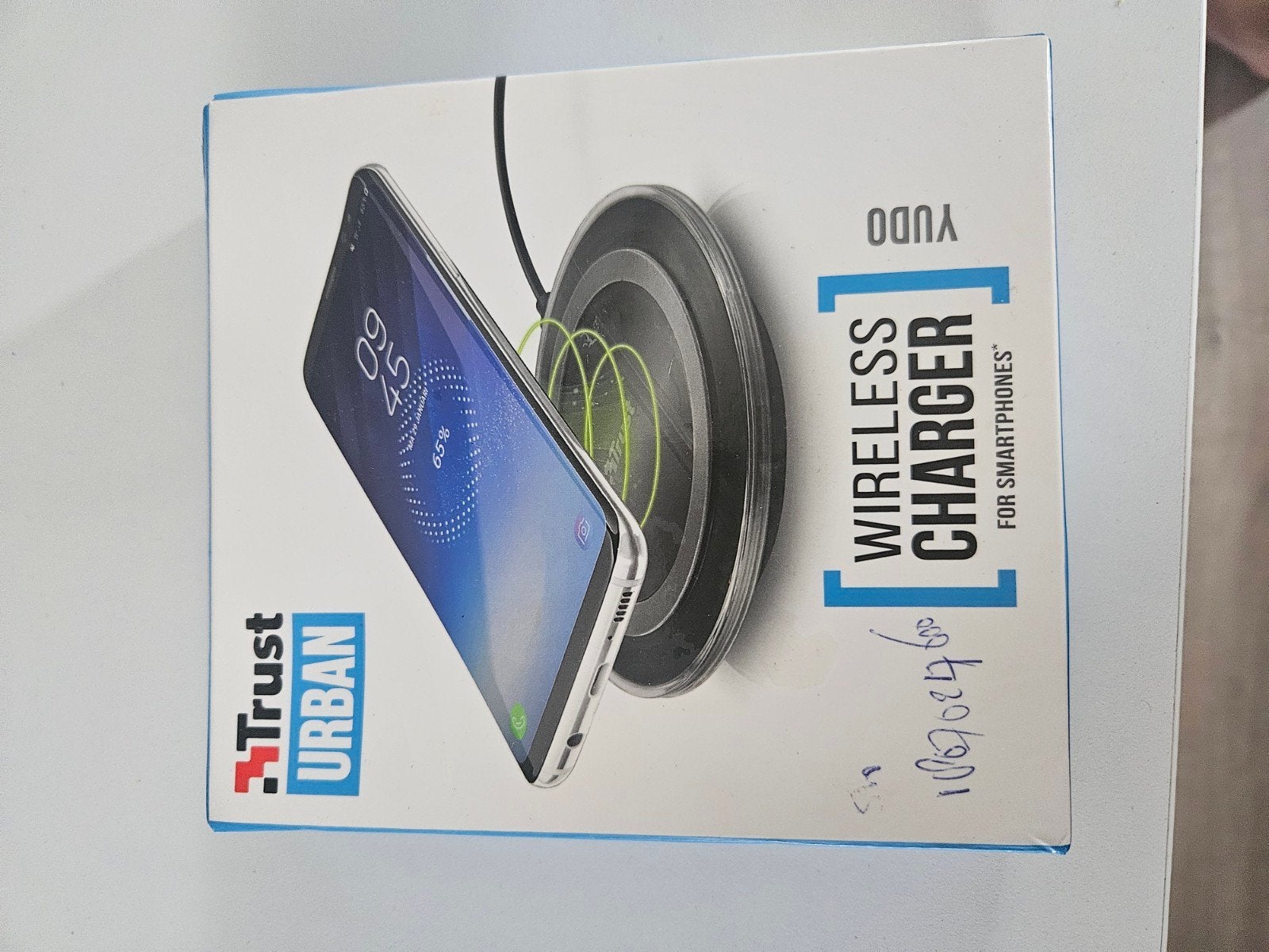 Trust Urban Yudo Draadloze Oplader voor Smartphones, Universeel, Draadloze oplader, Nieuw, Micro-USB