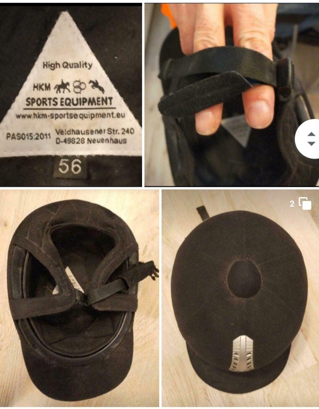 HKM Paardrijden Cap maat. 56
Het is schoon en is als nieuw, Ophalen, Zo goed als nieuw, Dames, Bovenkleding