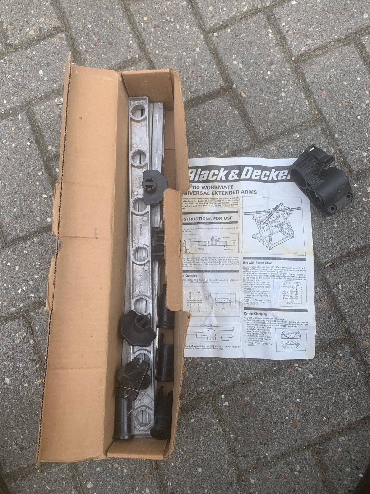 Black & Decker Workmate WM110 Universele Verlengarmen, Ophalen, Gebruikt, Overige typen