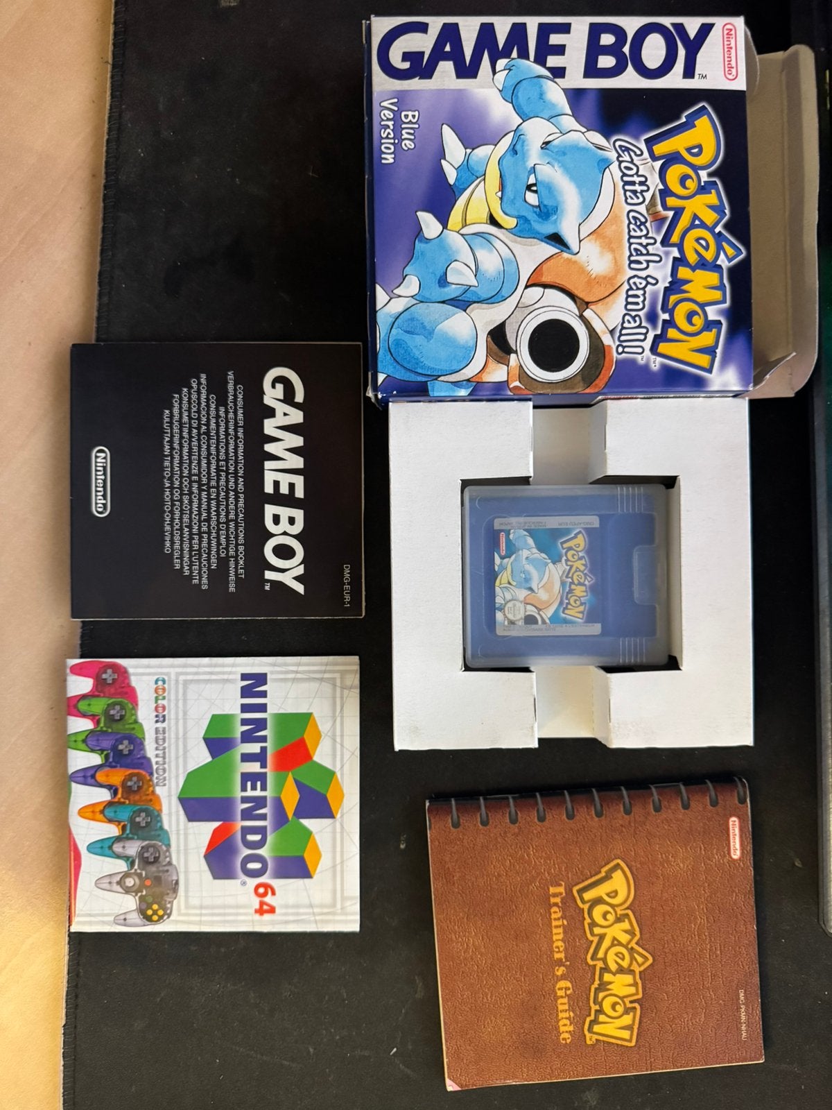 Pokemon blue cib, Spelcomputers en Games, Games | Nintendo Game Boy, 1 speler, Ophalen of Verzenden, Zo goed als nieuw, Role Playing Game (Rpg)