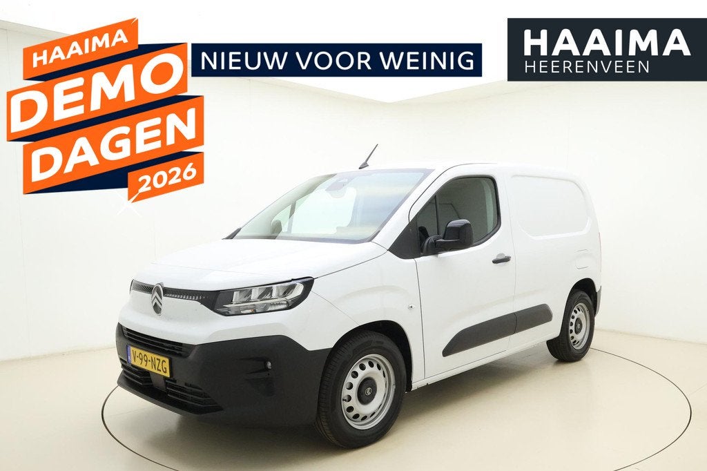 Citroen ë-Berlingo 136 L1 50 kWh DEMO | Full Led | Laadruim, Auto's, Bestelauto's, Gebruikt, Citroën, Wit, Origineel Nederlands