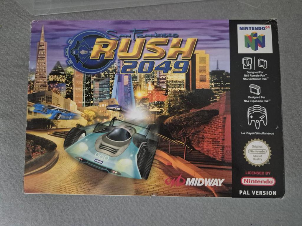 San Francisco rush 2049 nintendo 64, Spelcomputers en Games, 1 speler, Racen en Vliegen, Ophalen of Verzenden, Zo goed als nieuw