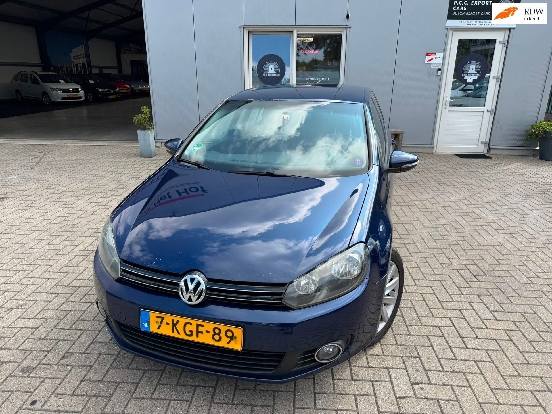 Volkswagen Golf 1.4 TSI Highline airco koud, Auto's, Euro 5, Gebruikt, 4 cilinders, Blauw