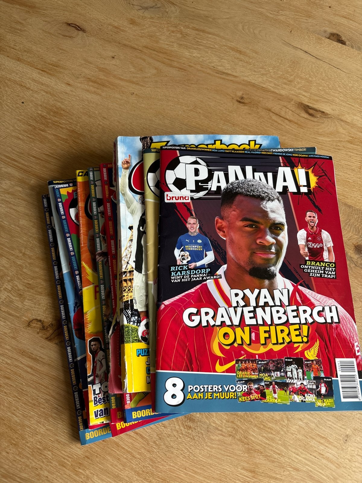 Klein stapeltje Panna en Goal voetbalmagazines, Ophalen of Verzenden, Gelezen, Sport en Vrije tijd