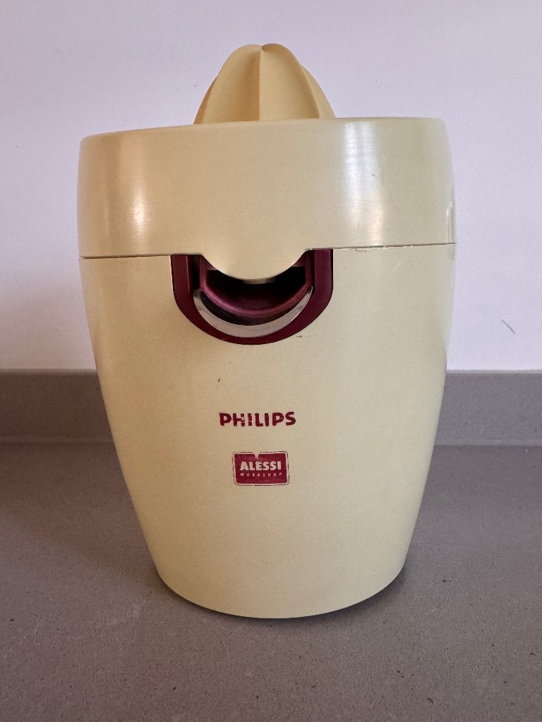 Philips Alessi citruspers (model HD2003), Kunststof, Ophalen of Verzenden, Alessi, Groen