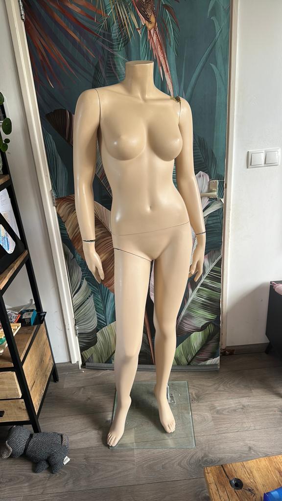 Mannequin paspop vrouw vintage, Ophalen, Zo goed als nieuw