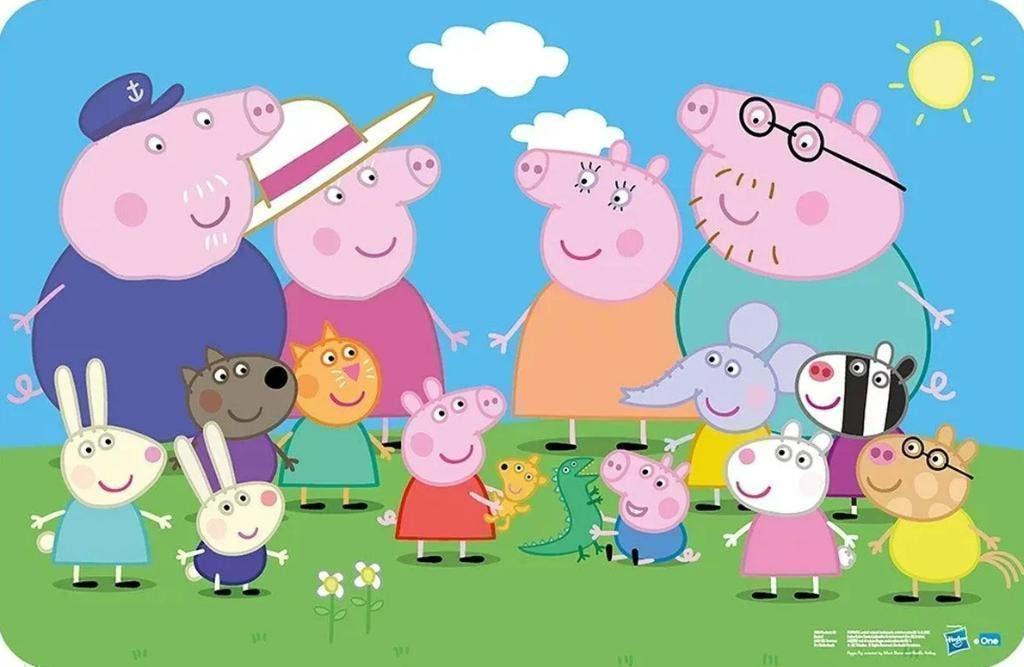 Peppa Pig Placemat - George en Peppa - Diverse Uitvoeringen, Nieuw, Ophalen of Verzenden, Nvt, Nvt