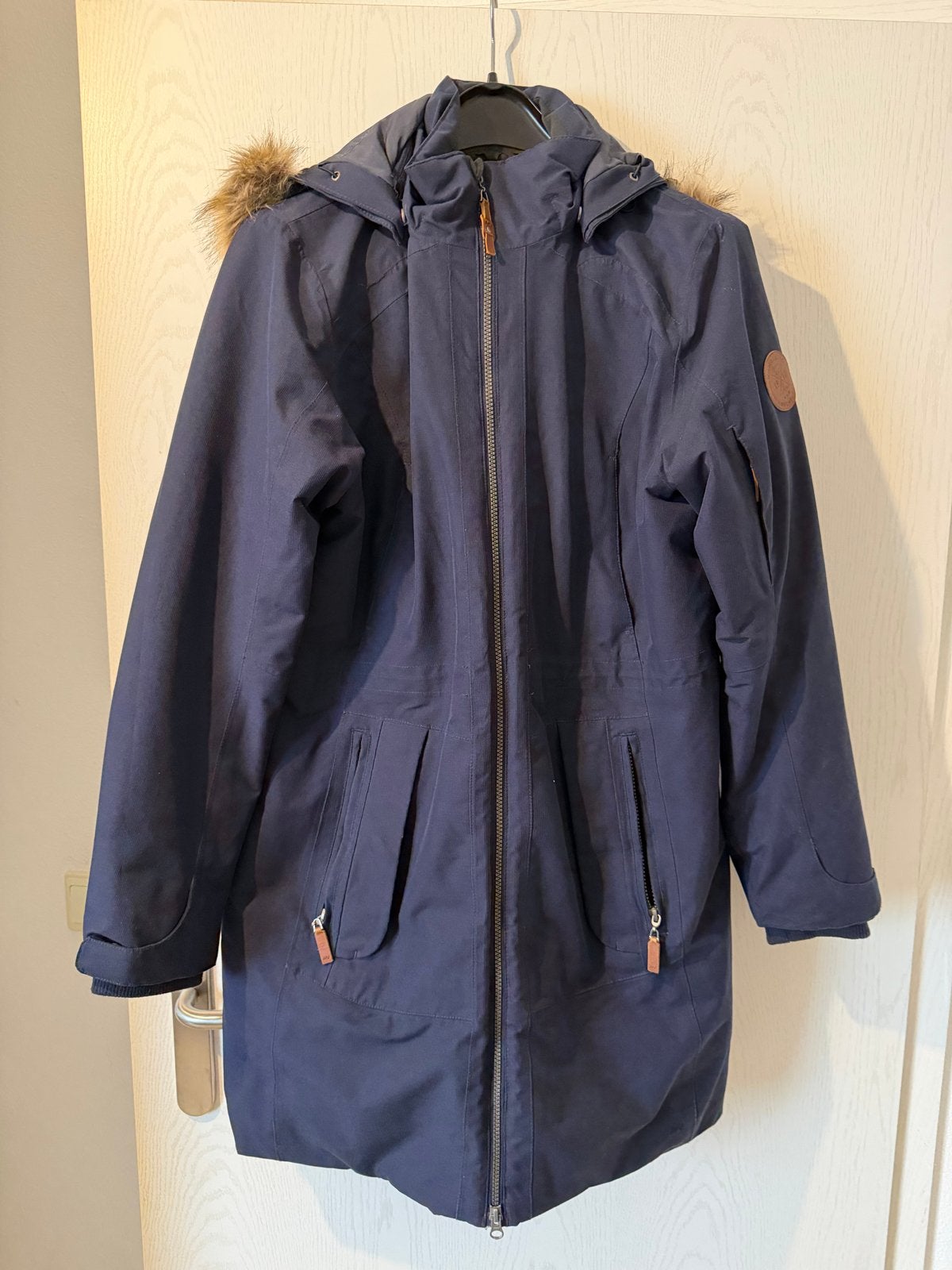 Human Nature Dames Winterjas - Maat XL, Ophalen, Zo goed als nieuw, Maat 46/48 (XL) of groter, Blauw