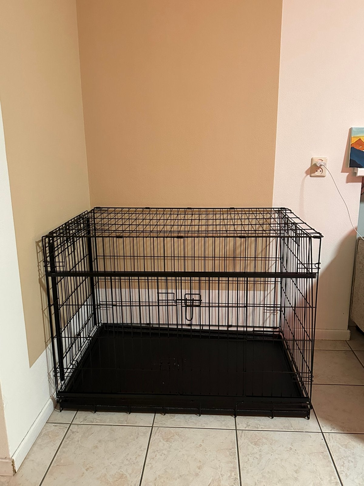 Hondenbench XL - 107 x 69 x 76 cm, Ophalen, Hondenkennel, 65 tot 100 cm, Zo goed als nieuw