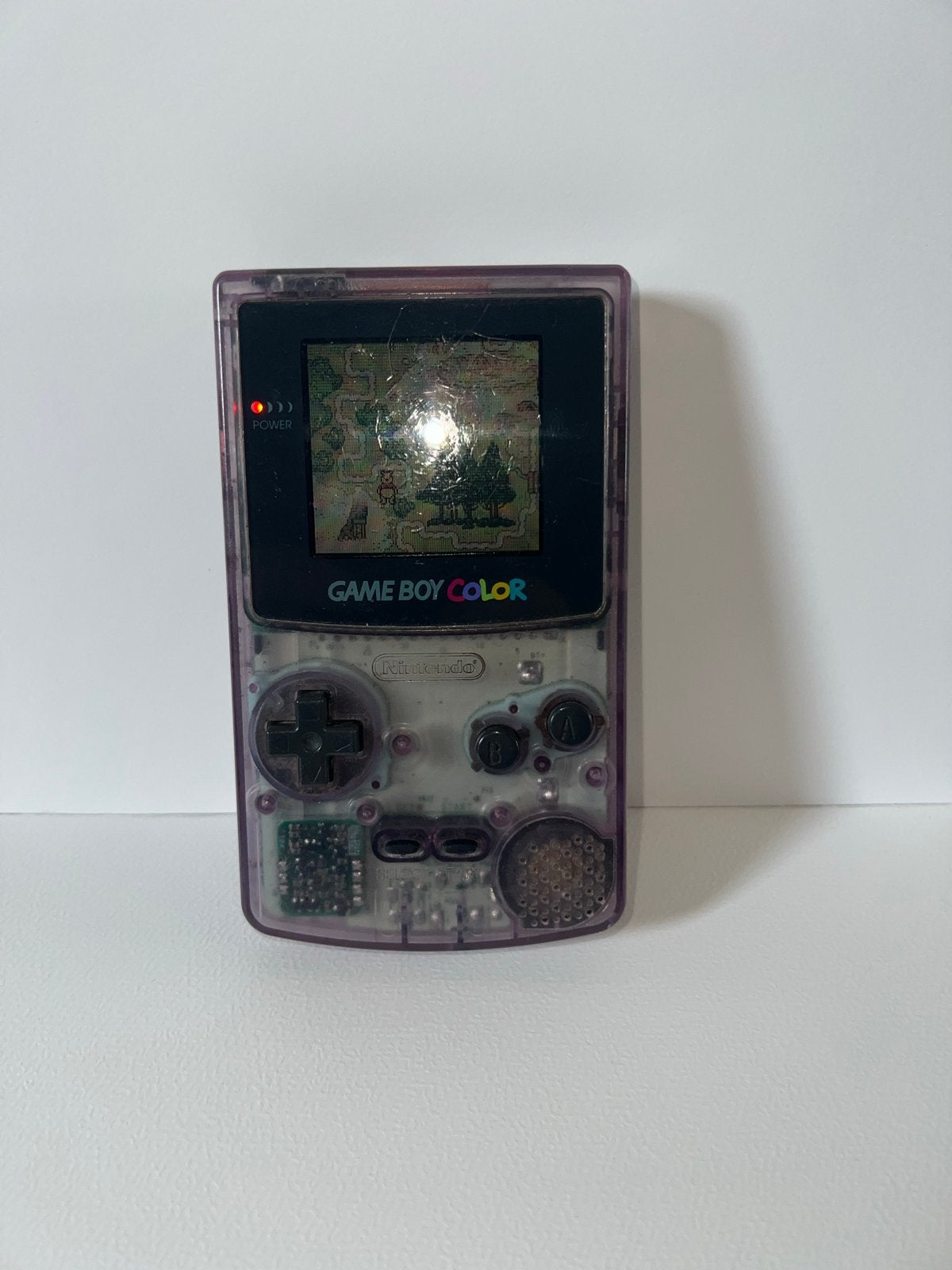 Mooie paarse Game Boy Color - Werkt perfect!, Spelcomputers en Games, Ophalen of Verzenden, Gebruikt, Game Boy Color