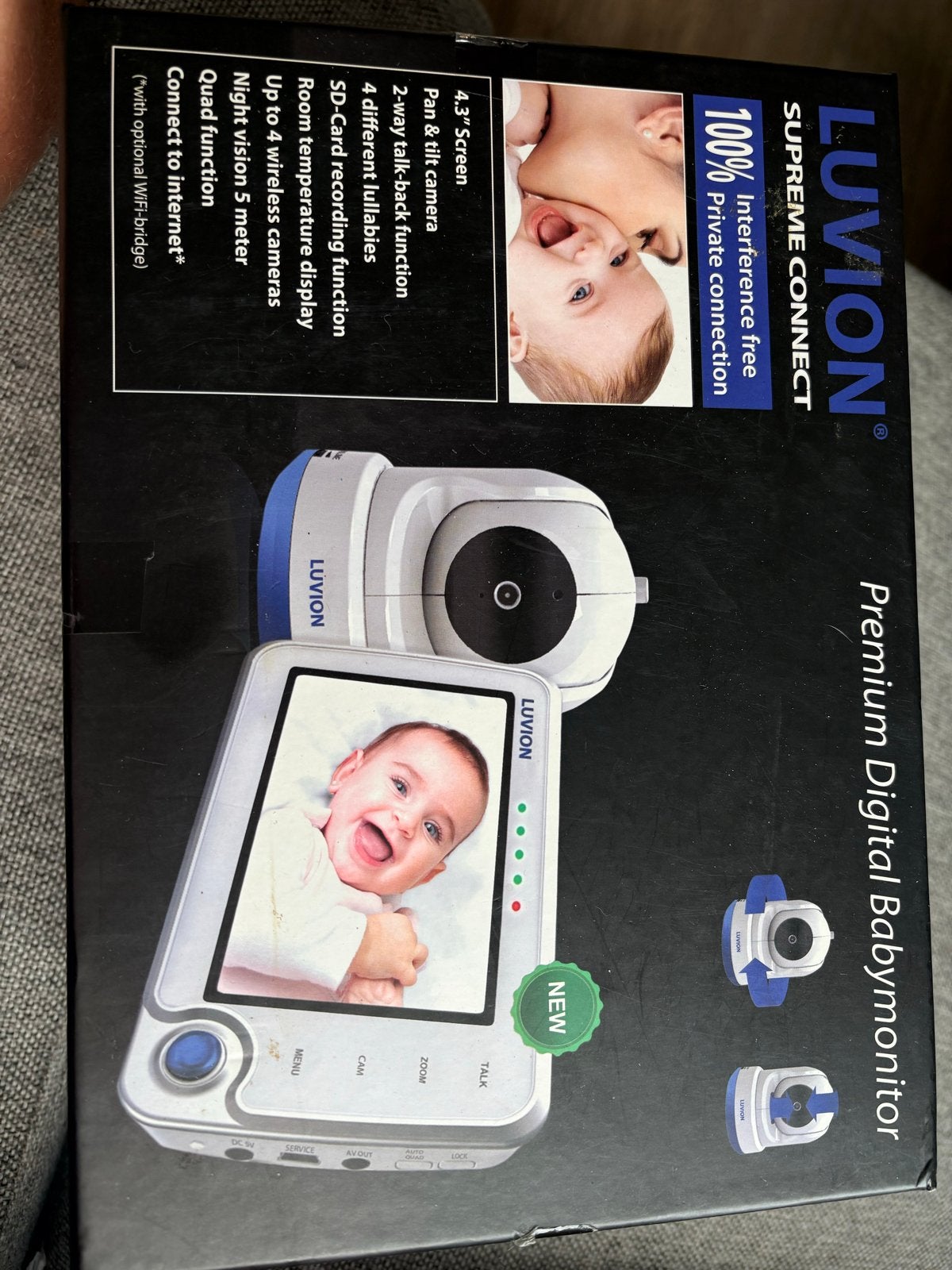Luvion Supreme Connect Babyfoon met 2 camera's, Kinderen en Baby's, Babyfoons, Ophalen of Verzenden, Gebruikt, 250 meter of meer