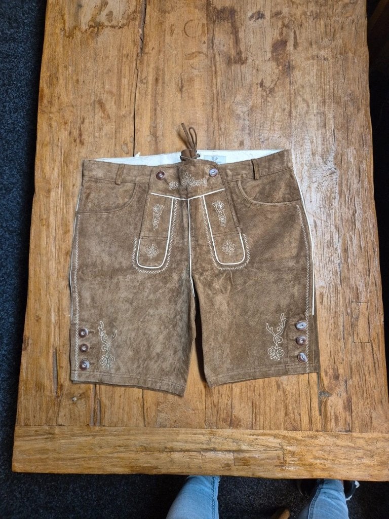 Heren lederhosen maat 54