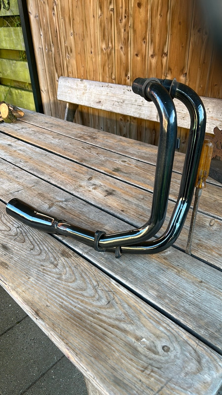 Rotax 500cc 1 Cilinder 2 Poorts Uitlaatbochten NOS, Fietsen en Brommers, Brommeronderdelen | Kreidler, Ophalen of Verzenden, Gebruikt