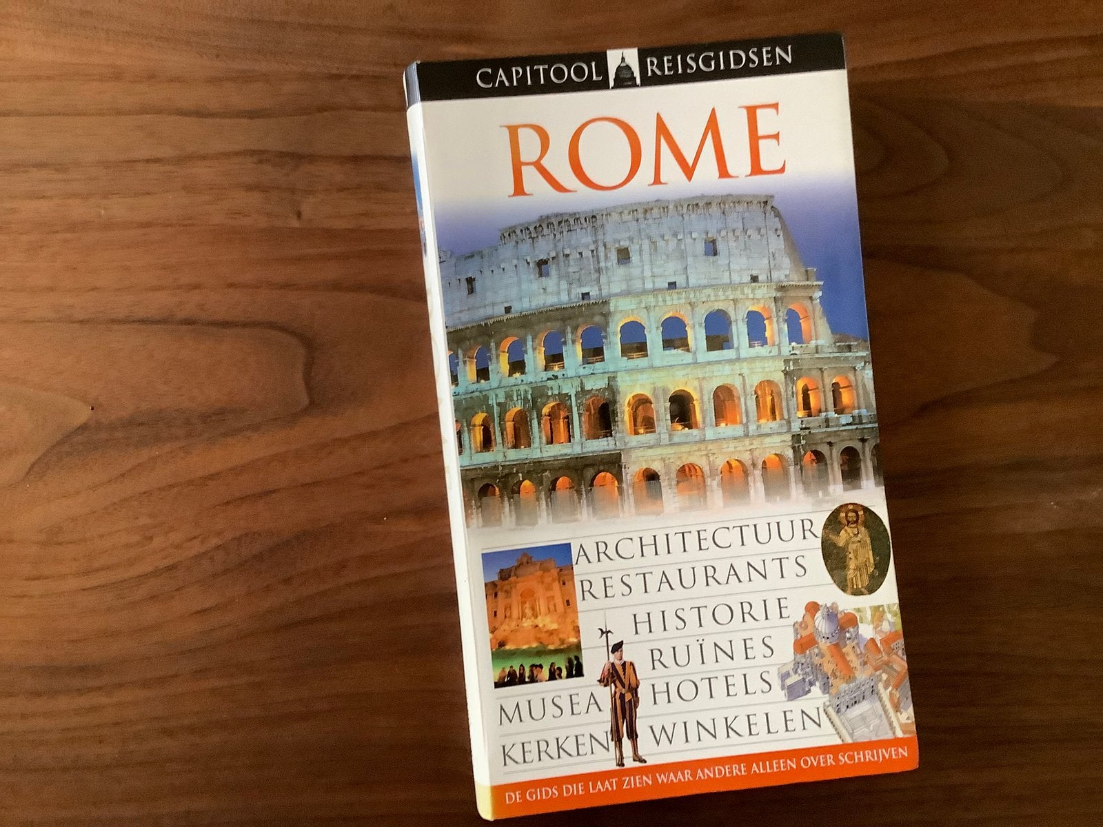 Rome Italie 434pg Capitool reisgids oa Vaticaan tips kaarten, Ophalen of Verzenden, Europa, Reisgids of -boek, Capitool