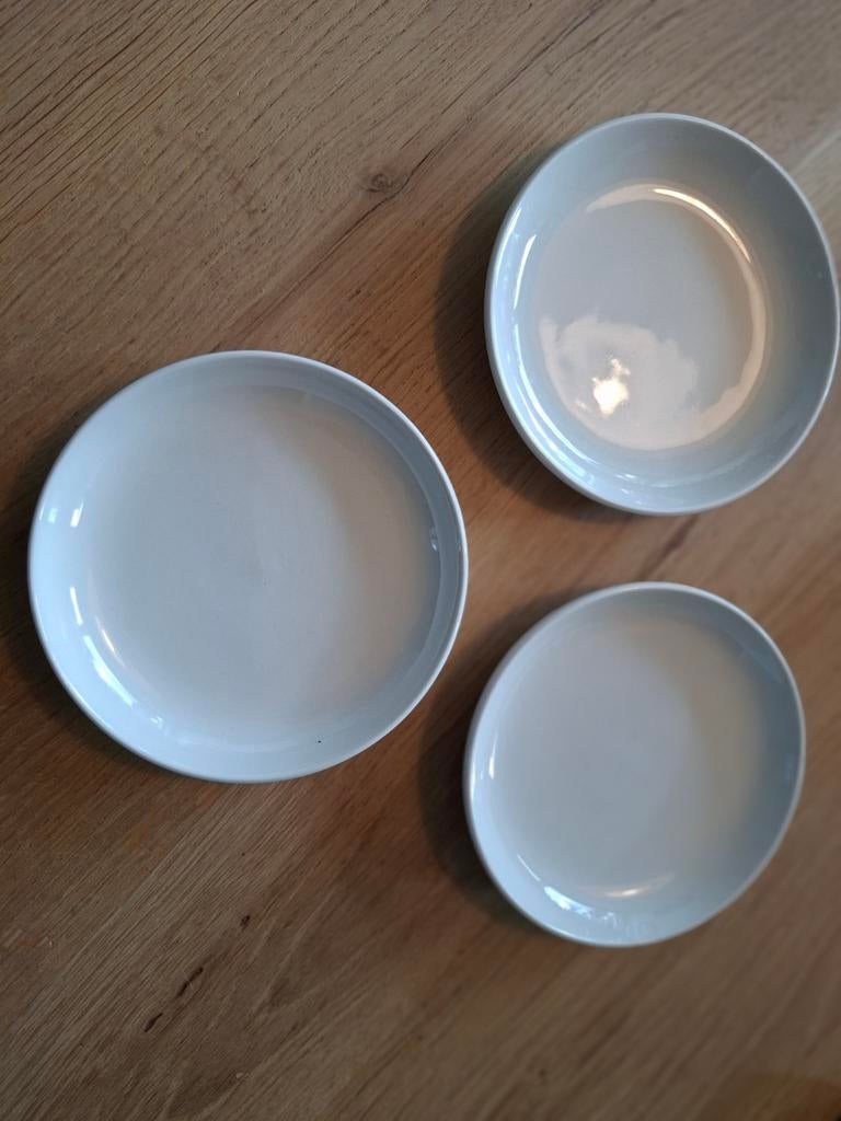 3 Wedgewood Stonehenge Midwinter schoteltjes, 10 cm, Ophalen of Verzenden, Zo goed als nieuw, Bord(en), Wedgwood