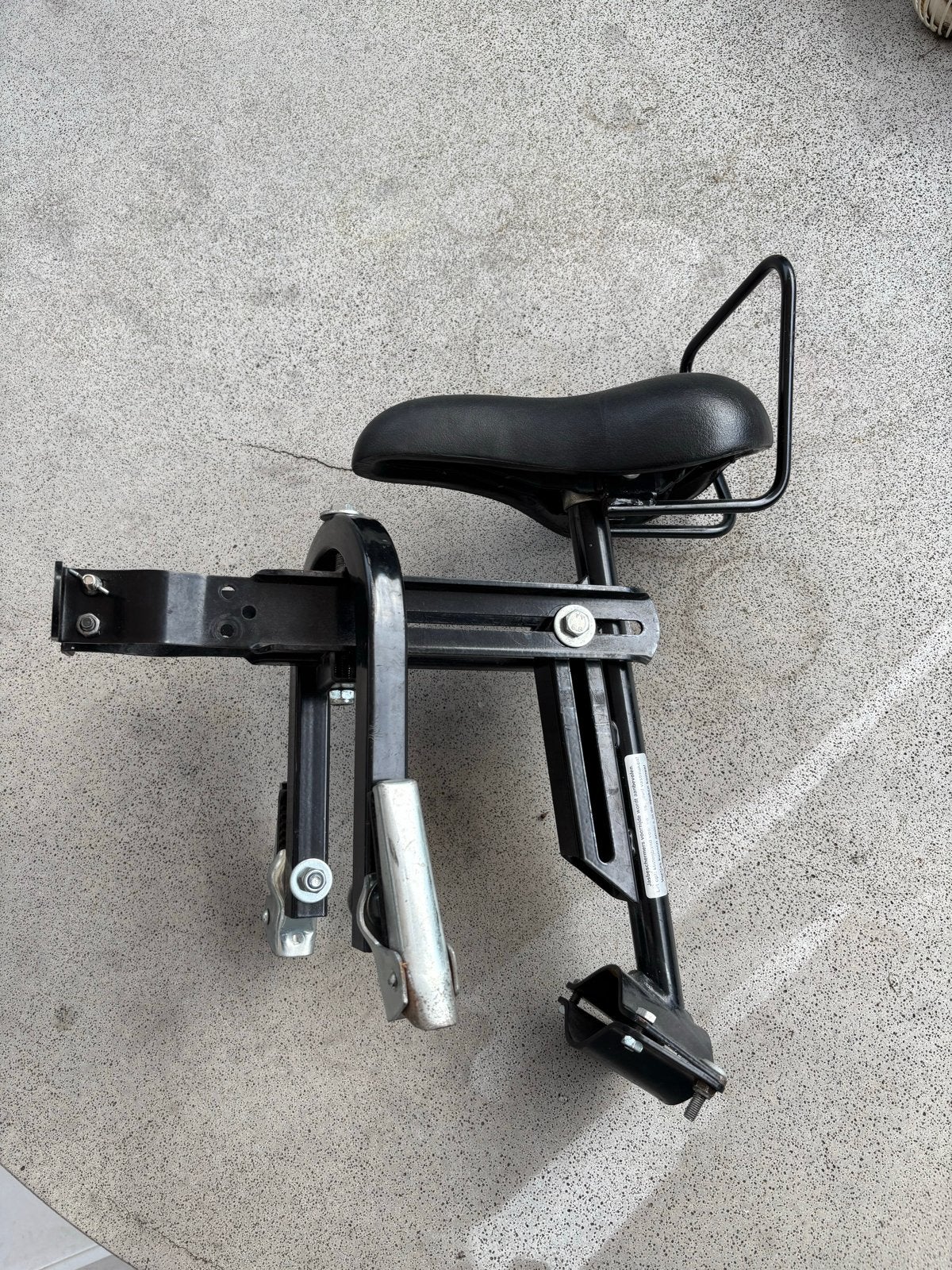 Kinder zadel stang fiets - Kinderzitje voorop de fiets, 22 t/m 36 kg, Voorzitje, Ophalen of Verzenden, Gebruikt