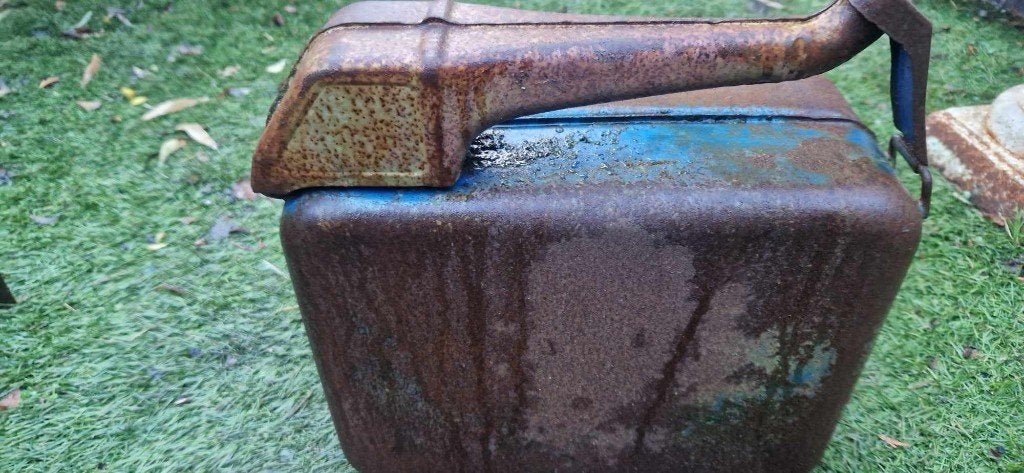 Vintage All Boy Jerrycan (brocante), Ophalen of Verzenden, Gebruikt