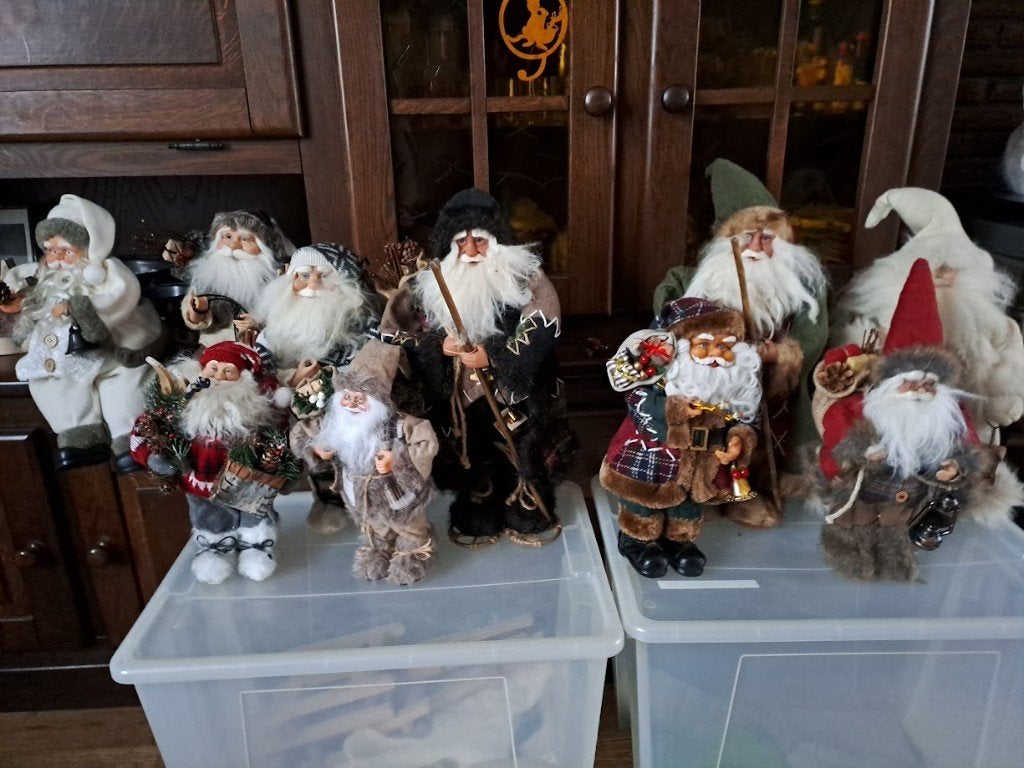 kerstpoppen 10 stuks, Diversen, Ophalen, Zo goed als nieuw