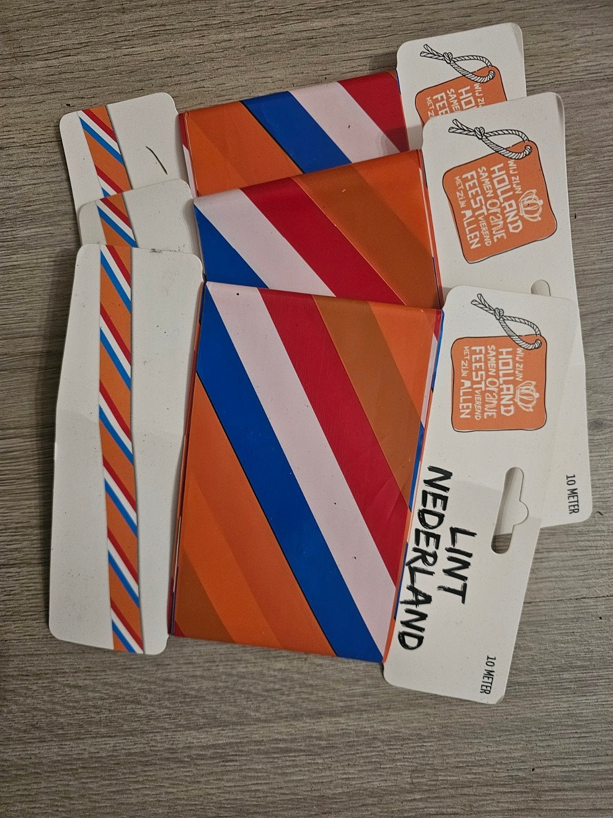 Grote partij oranje WK voetbal  ca. 250 stuk, Ophalen of Verzenden, Nieuw, Feestartikel, Oranje of Koningsdag