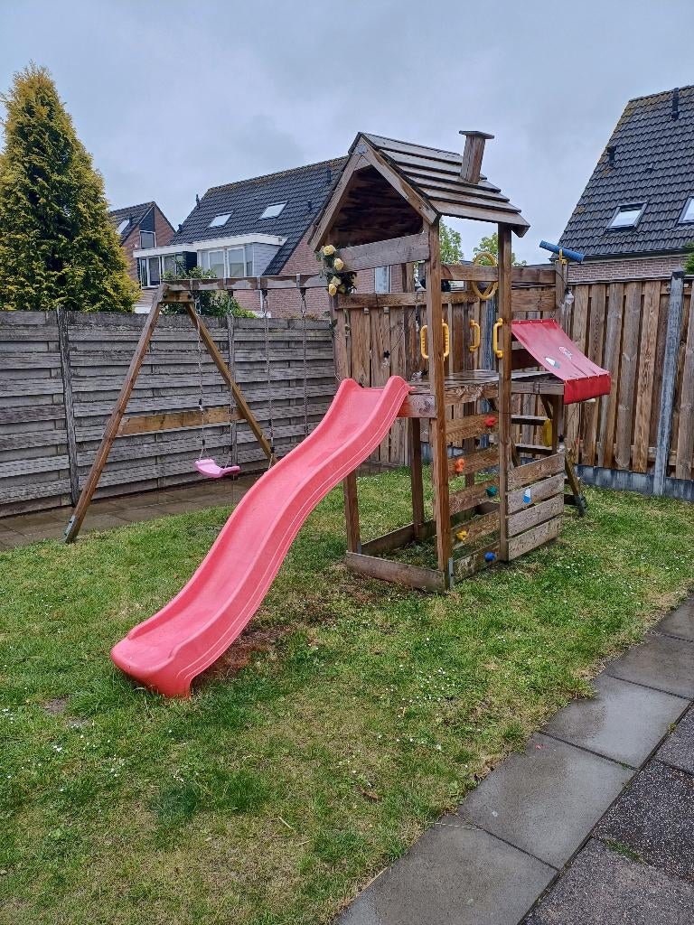 Speeltoestel, Kinderen en Baby's, Speelgoed | Buiten | Speeltoestellen, Ophalen, Zo goed als nieuw, Schommel