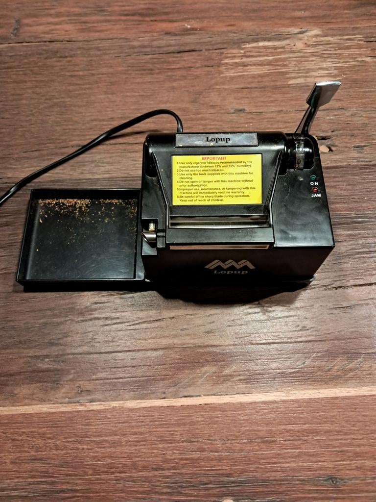 Lopup elektrische sigarettenmachine - defect, Verzamelen, Rookartikelen, Aanstekers en Luciferdoosjes, Gebruikt, Overige typen